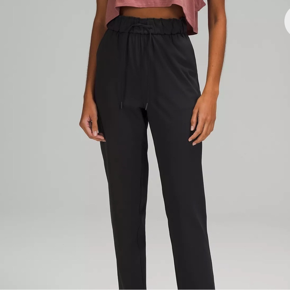 Lululemon Womens On The Fly Pants Black W5BPMS 31 inch Length Size 6 - Picture 8 of 8